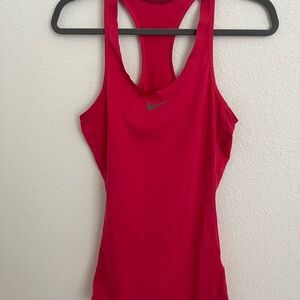 Nike Women's Bold Red Racerback Tank Top